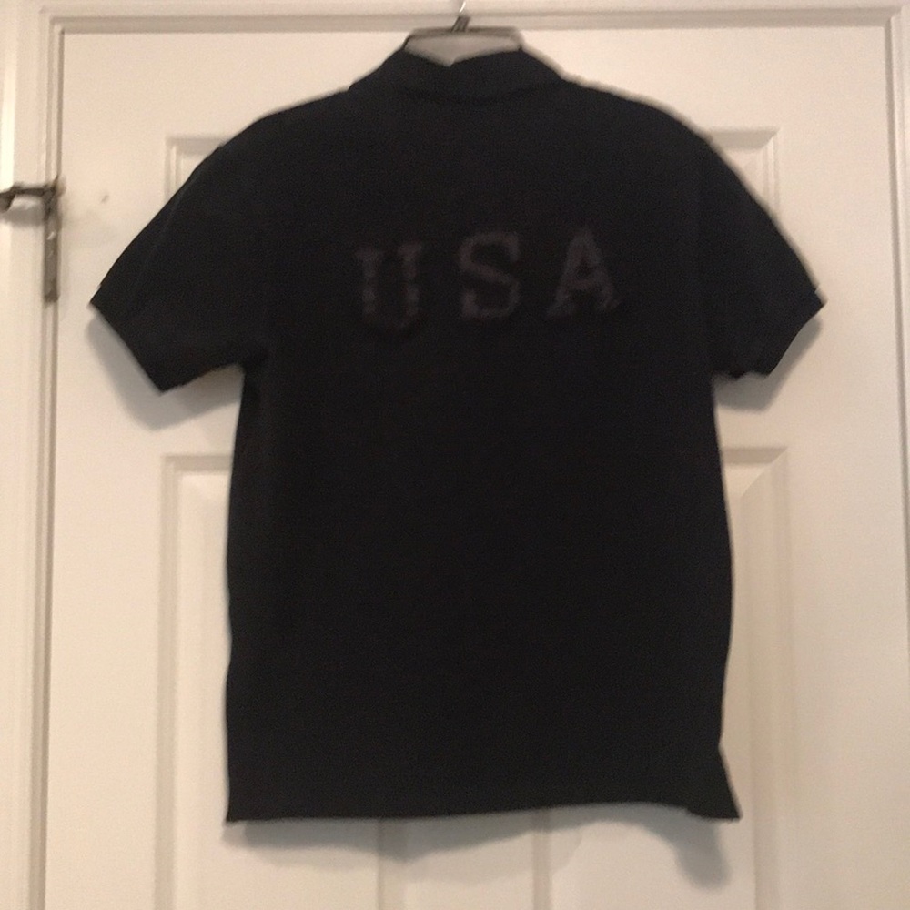 Black Short Sleeve Vintage Ralph Lauren Polo - Picture 3 of 3